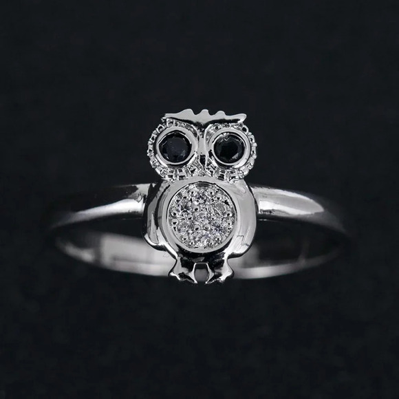 💕   925 Silver Plated 3A CZ Cute Ring for Men Women, FB16FA1042 - Picture 6 of 6